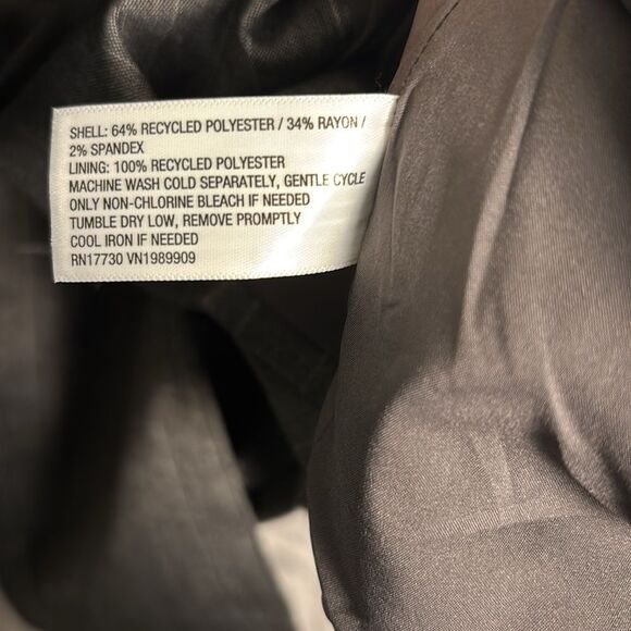 NWT New A New Day White & Gray Pin Stripe Button Front Blazer Size XXL - Picture 9 of 10